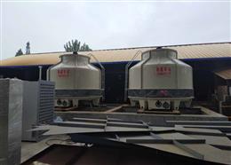 重慶榮昌大通閥門廠2臺GL-100T冷卻塔安裝現場